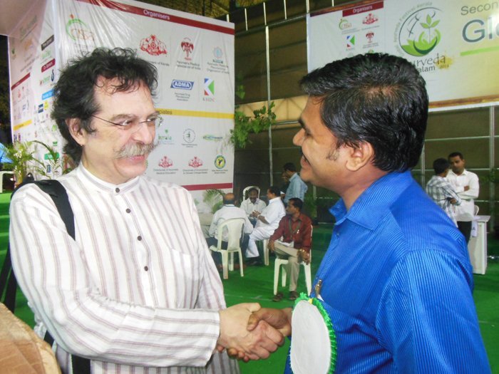 Meeting Dr Antonio Morandi of Ayurvedic Point Milan